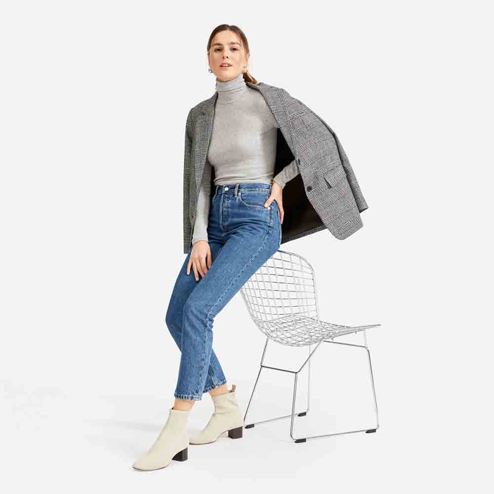 Basic Micro Rib Turtleneck - Ảnh 5